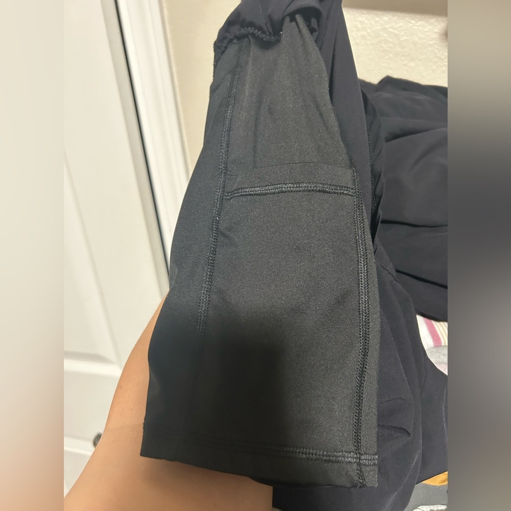 🔥Like new Avia Black sport shorts with spandex liner &pockets-size L 12-14 - Picture 4 of 16